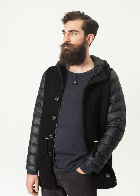 ब्लैक में Hooded Parka
